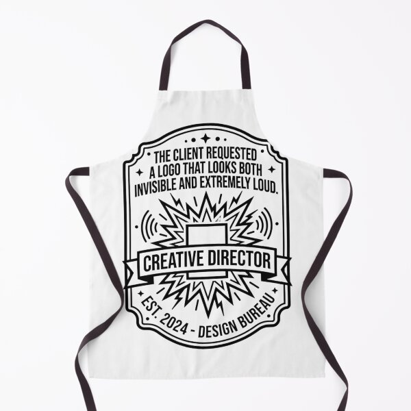 Item preview, Creative Director Design Bureau The Client Requested A Logo That Looks Both Invisible And Extremely Loud designed and sold by moneybunny5.