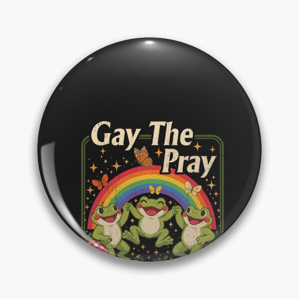Item preview, Stay Gay Funny Rainbow Frog LGBTQ Pride Ally LGBT Equality designed and sold by CriseldaBruning.