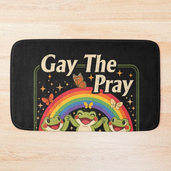 Item preview, Stay Gay Funny Rainbow Frog LGBTQ Pride Ally LGBT Equality designed and sold by CriseldaBruning.