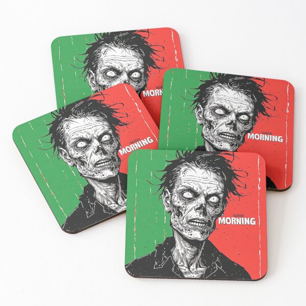 Item preview, Good Morning Zombie Horror Funny Greeting designed and sold by ChaoticZenStudio.