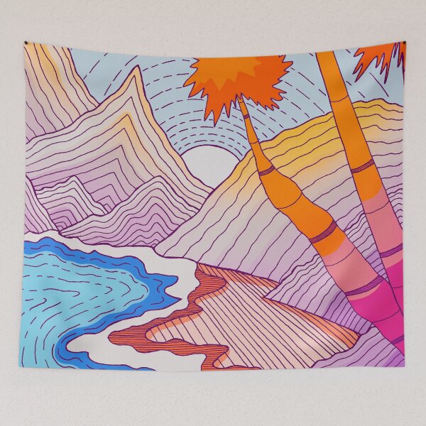 Item preview, A summer beach designed and sold by Swadeillustrations.