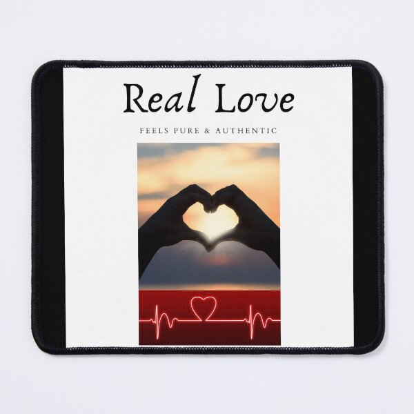 Item preview, Real Love – Heart Shape Sunset Romance designed and sold by wojtas90.