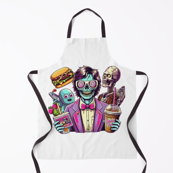 Item preview, retro geeky zombie designed and sold by Shirtabell.