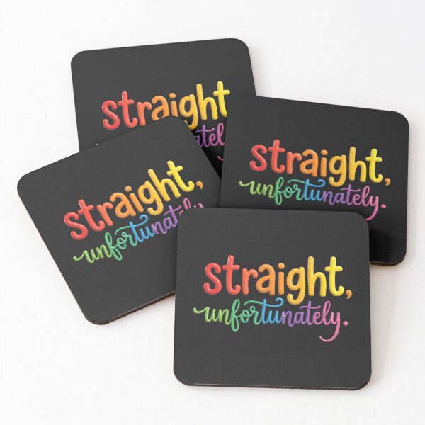 Item preview, Straight, Unfortunately Rainbow Pride Ally LGBTQ Gay designed and sold by CriseldaBruning.