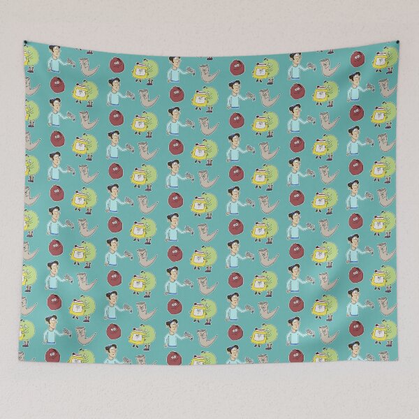 Item preview, Funny Rosh Hashanah Fish Meme – Cute Shana Tova Apple and Honey Sticker Pack designed and sold by MyxaART.