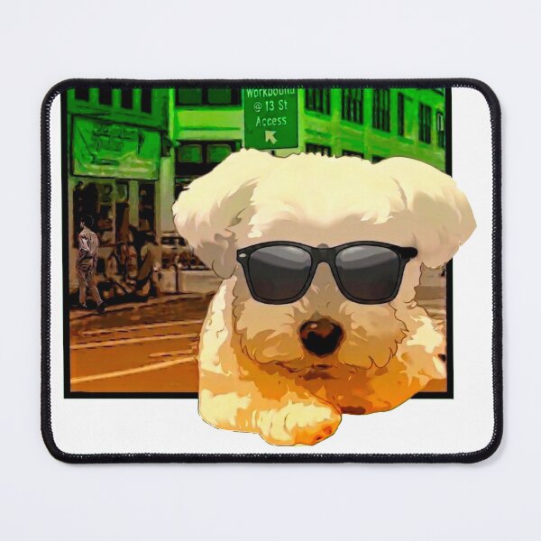 Item preview, The City Is My Backyard Cool Streetwear Maltese Dog designed and sold by Surreal Characters & Cute Pups.