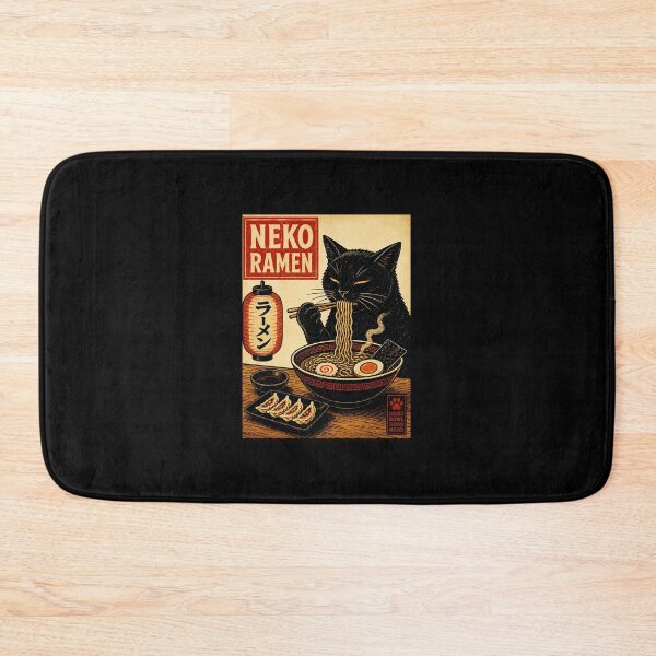 Item preview, Black Cat Ramen Vintage Japanese Noodle Shop designed and sold by ferminhays.