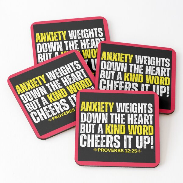 Item preview, Proverbs 12:25: Anxiety Weights down the Heart | Merch  designed and sold by UnboundFull.