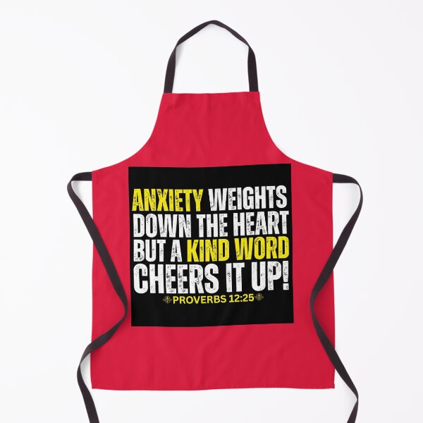 Item preview, Proverbs 12:25: Anxiety Weights down the Heart | Merch designed and sold by UnboundFull.