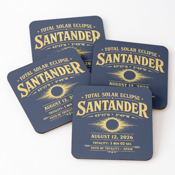 Item preview, Santander Total Solar Eclipse Spain 2026 Totality designed and sold by CalmCapy Co.