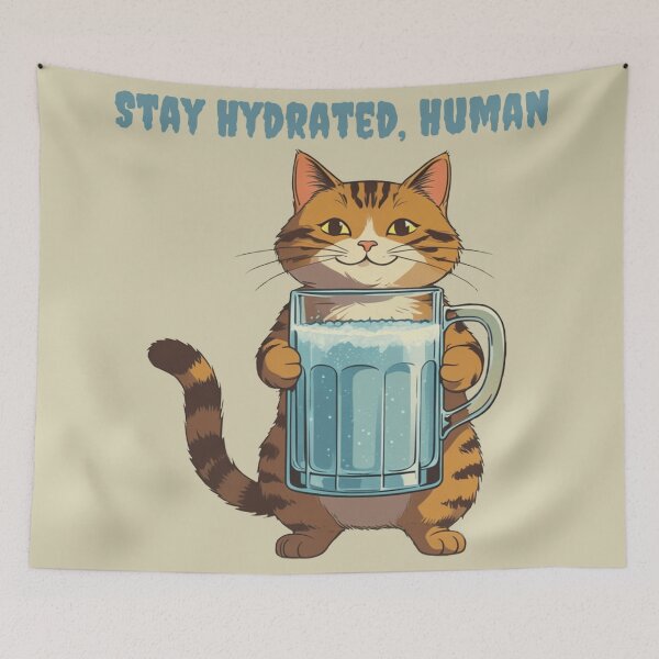 Item preview, Hydration Cat designed and sold by LEO'S CREATURE　れおずくりーちゃー.
