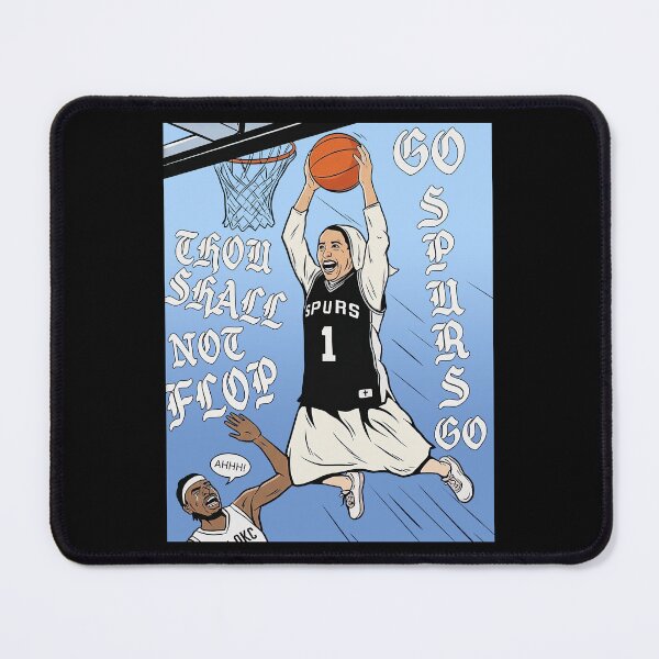 Item preview, San Antonio Spurs Basketball player Nun Thou Shall Not Flop Go Go designed and sold by luytkaka.