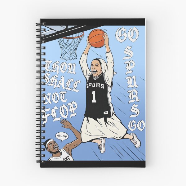 Item preview, San Antonio Spurs Basketball player Nun Thou Shall Not Flop Go Go designed and sold by luytkaka.