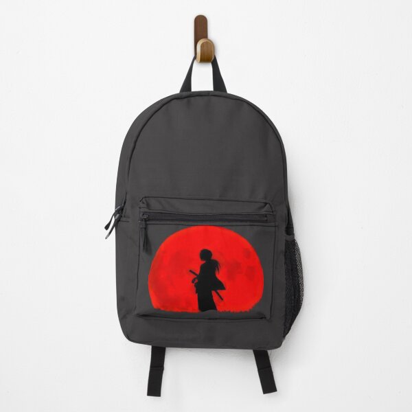 Item preview, The Lone Wanderer Blood Moon - Himura Kenshin Minimalist Samurai Art designed and sold by Teenkai.