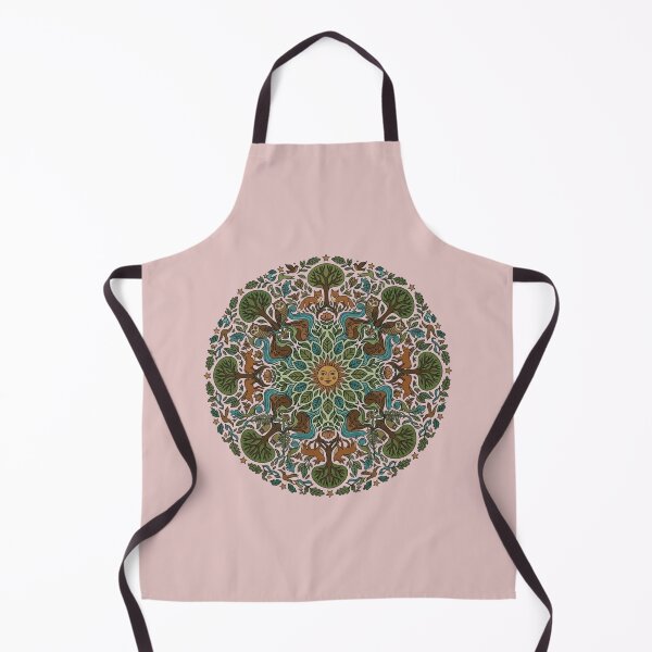Item preview, Nature Mandala Sun and Forest Animals Cycle of Life designed and sold by VintryOff.
