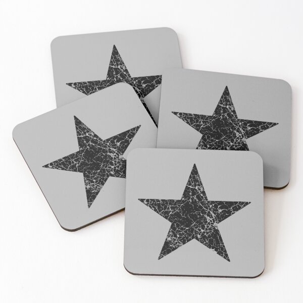 Item preview, Black Star - Distressed Effect - Soft Edges designed and sold by unrealindeed.