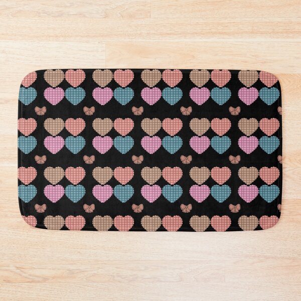 Item preview, patterns Cute Pastel Gingham Hearts and Bow Sticker Pack designed and sold by Art_IN_Design Pack.