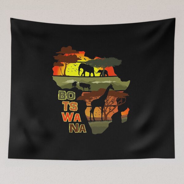 Item preview, Botswana Safari Wildlife Africa Sunset Travel Explorer designed and sold by marke770.