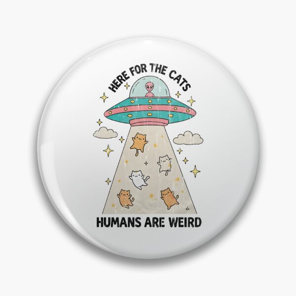 Item preview, Here For The Cats Humans Are Weird designed and sold by Daniprast.