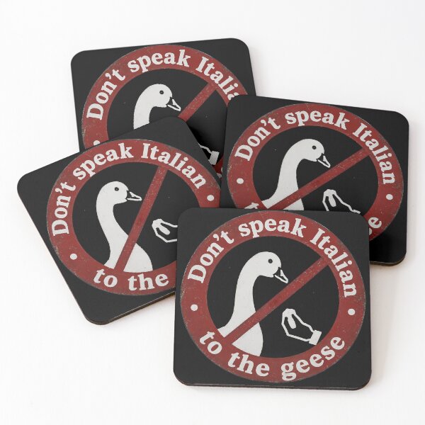 Item preview, No le hables italiano a los gansos designed and sold by Funny Vintage Stickers And T-Shirts.