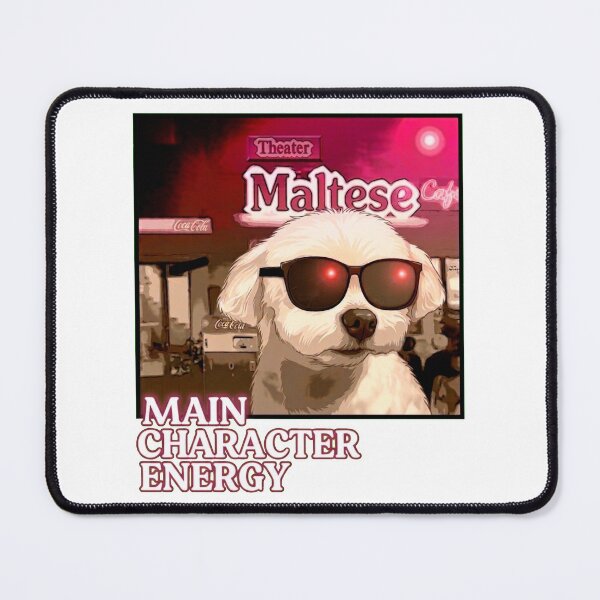 Item preview, Cool Puppy: Main Character Energy Maltese Style Retro Aesthetic designed and sold by Surreal Characters & Cute Pups.