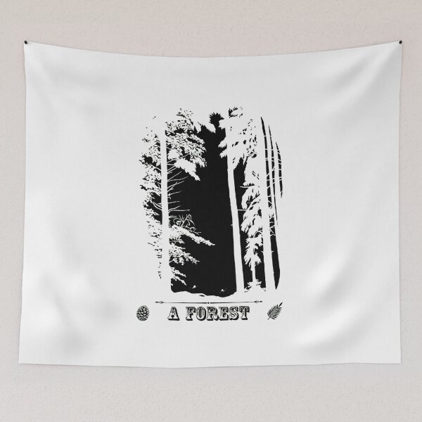 Item preview, Forest Silhouette Minimalist Tree Graphic designed and sold by minimancece.