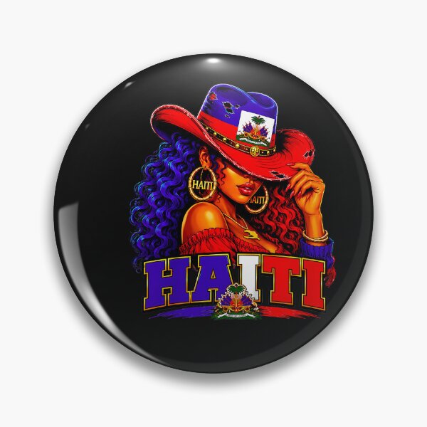 Item preview, Funny Haitian Girl Haiti Flag Proud Caribbean Women designed and sold by FrankIsabel.