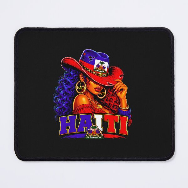 Item preview, Funny Haitian Girl Haiti Flag Proud Caribbean Women designed and sold by FrankIsabel.