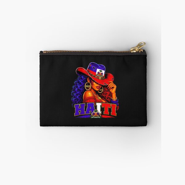 Item preview, Funny Haitian Girl Haiti Flag Proud Caribbean Women designed and sold by FrankIsabel.