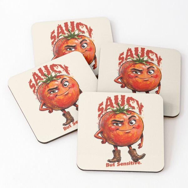Item preview, Saucy But Sensitive Funny Tomato designed and sold by StillWildink.