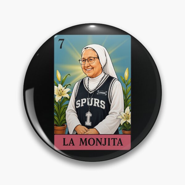 Item preview, Nun La Monjita San Antonio Spurs basketball designed and sold by luytkaka.