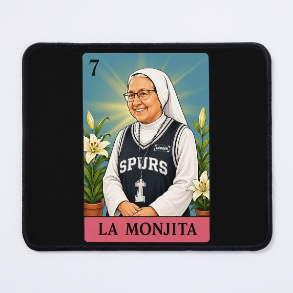 Item preview, Nun La Monjita San Antonio Spurs basketball designed and sold by luytkaka.