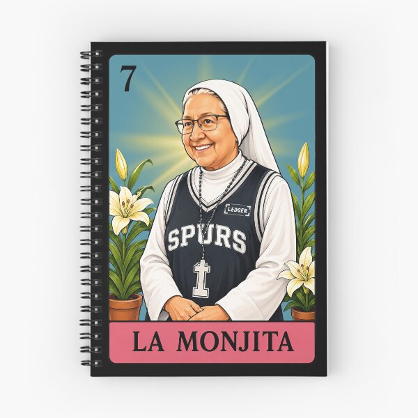 Item preview, Nun La Monjita San Antonio Spurs basketball designed and sold by luytkaka.