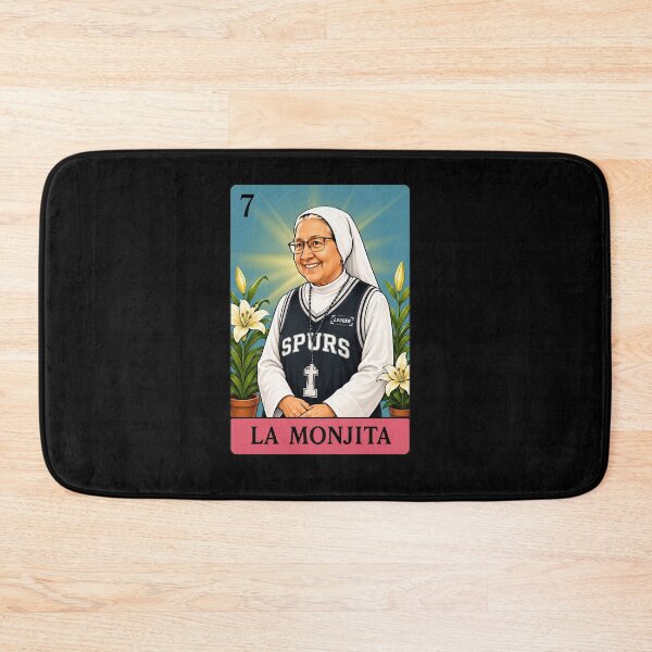 Item preview, Nun La Monjita San Antonio Spurs basketball designed and sold by luytkaka.
