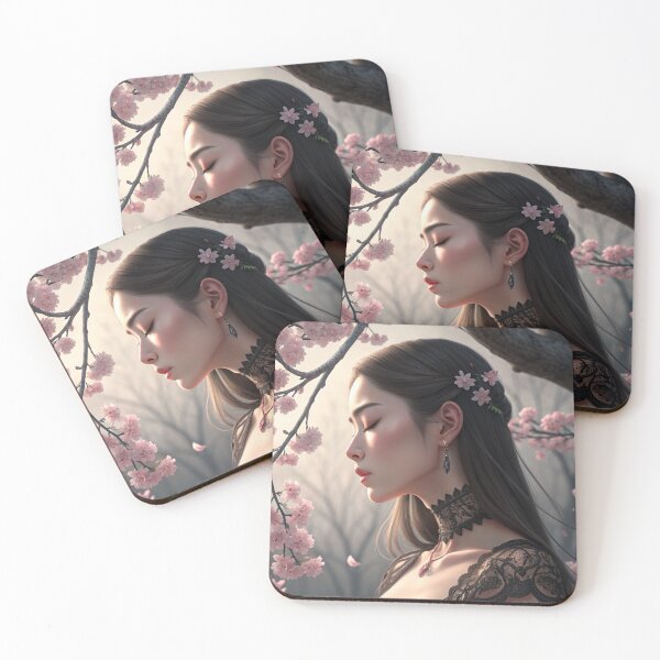 Item preview, Beautiful Woman with Flowers designed and sold by PAULINE.LUMINA.