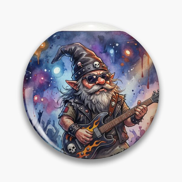 Item preview, Tiny Beard, Loud Guitar – Rockstar Gnome  designed and sold by Organized-ish.