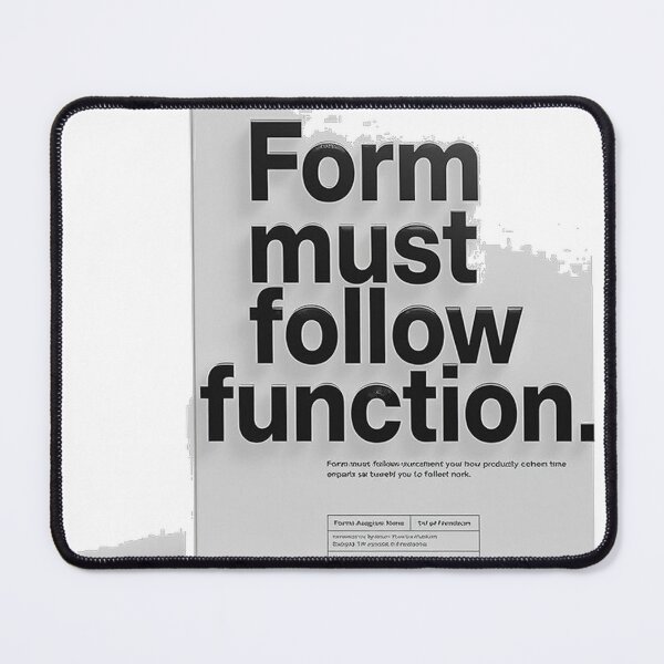 Item preview, Form Must Follow Function Architecture Design designed and sold by N3XOE.