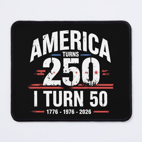 Item preview, America Turns 250 I Turn 50 designed and sold by LunaMagicStudio.