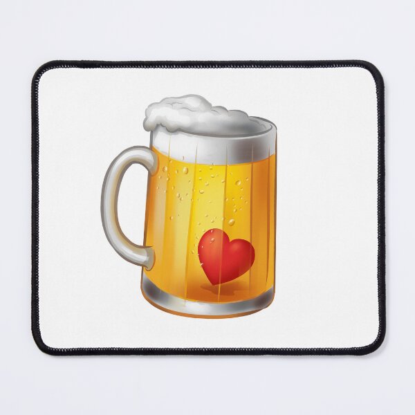 Item preview, Beer Lover Heart designed and sold by Inky-Vibe.