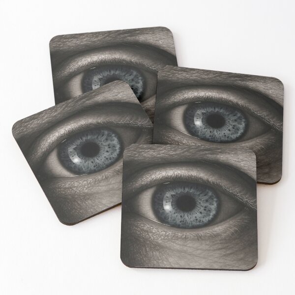 Item preview, Striking Grey Human Eye Close Up designed and sold by GibbGallery.