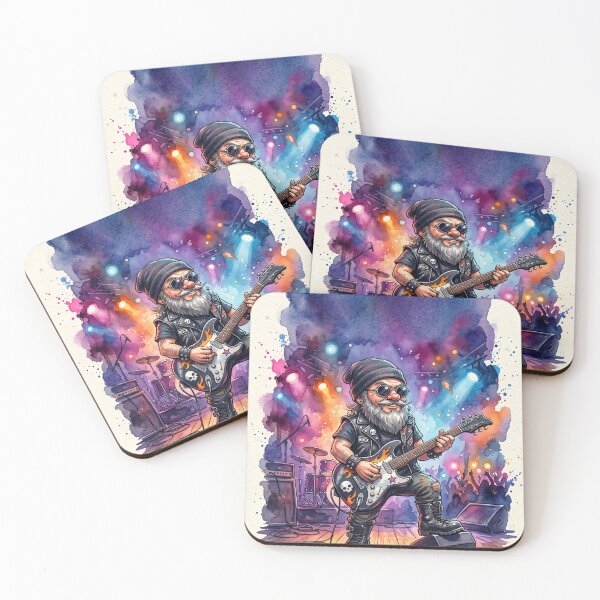 Item preview, Tiny Beard, Loud Guitar – Rockstar Gnome  designed and sold by Organized-ish.