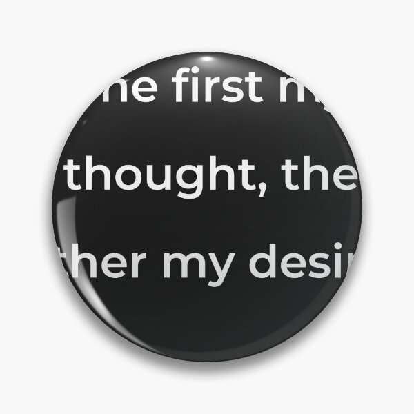 Item preview, "The first my thought, the other my desire," - print white designed and sold by ariksworld.