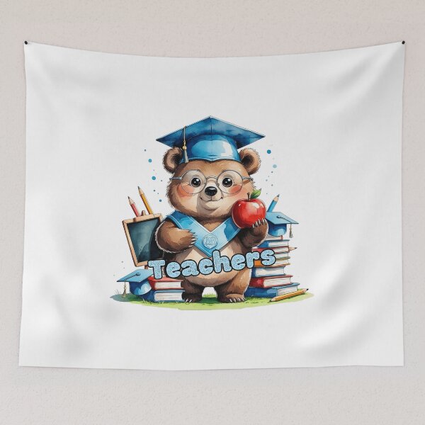 Item preview, Watercolor Bear Future Teacher Graduate designed and sold by AQUILAKREO.