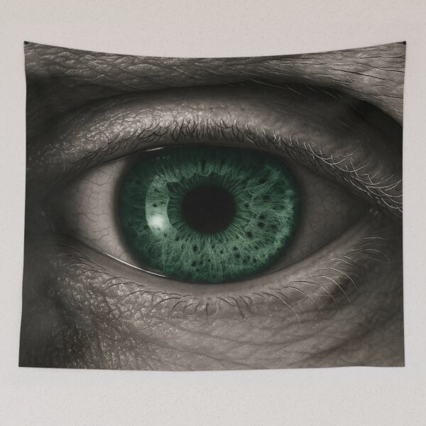 Item preview, Emerald Green Human Eye Close Up designed and sold by GibbGallery.