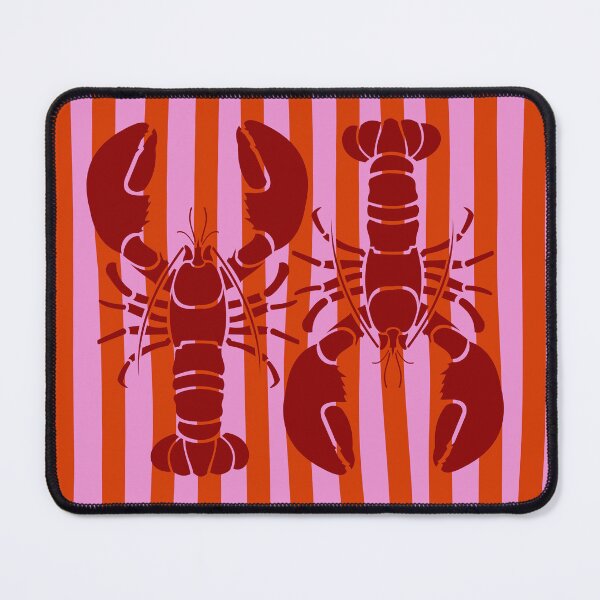 Item preview, Lobster Mediterranean Stripes designed and sold by MariePopPrints.