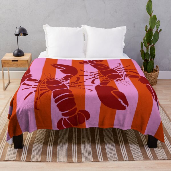 Item preview, Lobster Mediterranean Stripes designed and sold by MariePopPrints.