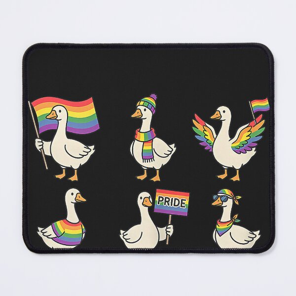 Item preview, Subtle Silly Goose Rainbow Flag LGBTQ Pride Month Graphic designed and sold by CriseldaBruning.