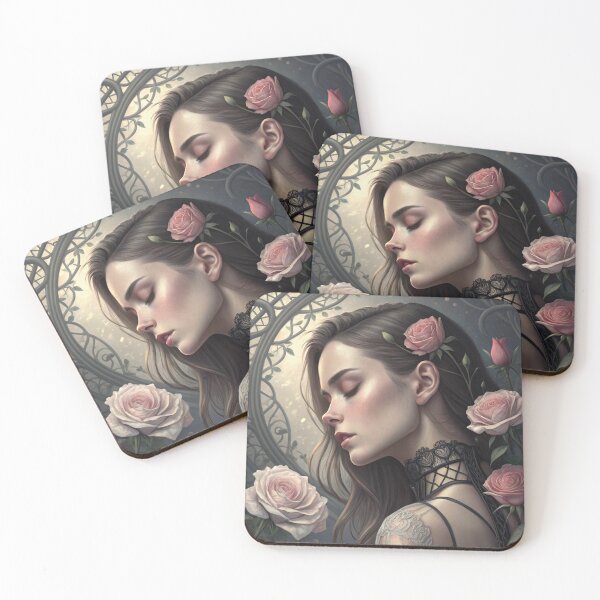 Item preview, Beautiful Woman with Flowers designed and sold by PAULINE.LUMINA.