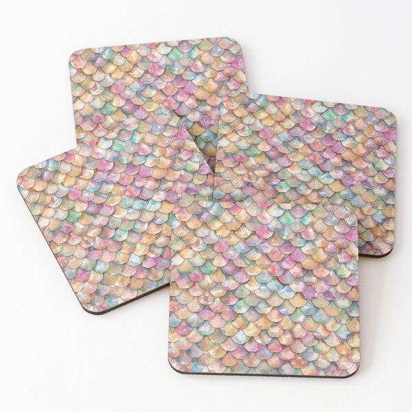 Item preview, Scales Print Colorful Mermaid Tail designed and sold by SeaStarMermaids.