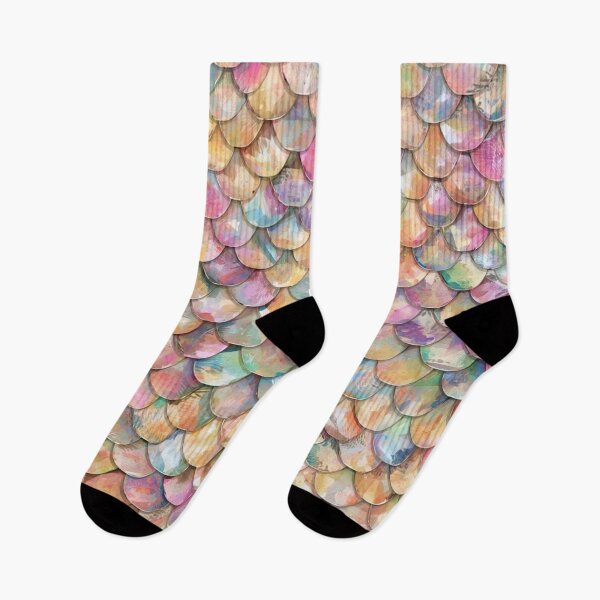 Item preview, Scales Print Colorful Mermaid Tail designed and sold by SeaStarMermaids.